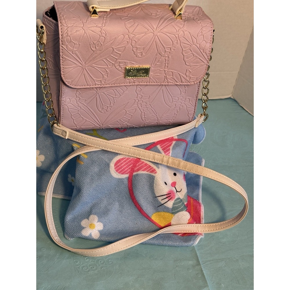 Pre-Owned Betsey Johnson Luv Crossbody Quilted Purse Excellent Condition - Picture 16 of 16